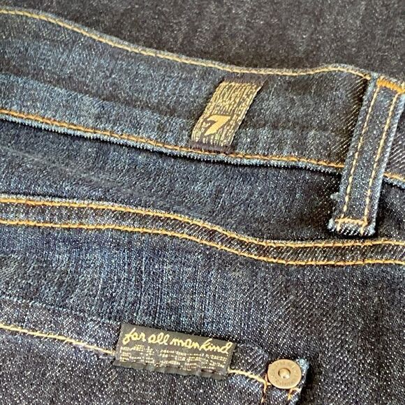 7 For All Mankind Slimmy Straight Leg Stretch Jeans - Picture 9 of 14